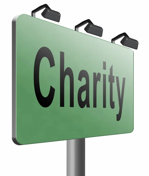Fondsenwerving Charity — Stockfoto