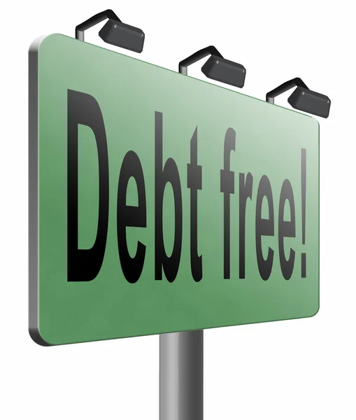 Zona libre de deuda — Foto de Stock