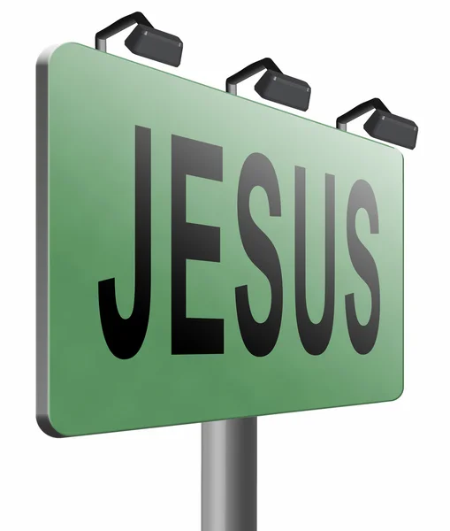 Jesus leading way — Stock Photo, Image