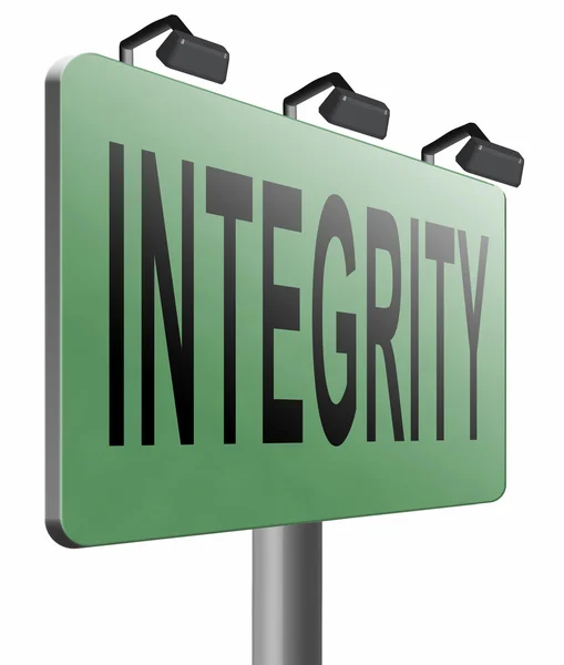 Integrity authentic and honest — Stock Photo, Image