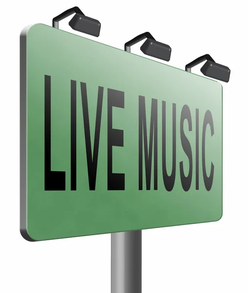 Live music stream — Stock Photo, Image