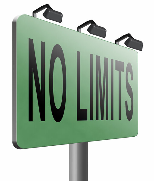 без ограничений и границ
