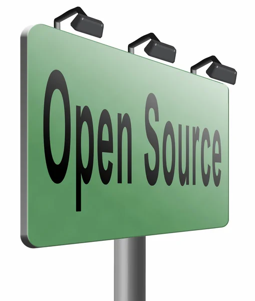 Open source program — Stock Photo, Image