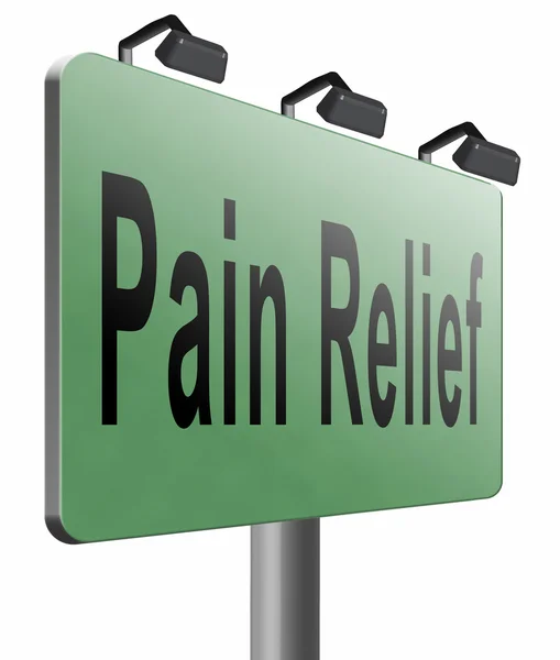 Alívio ou tratamento da dor — Fotografia de Stock