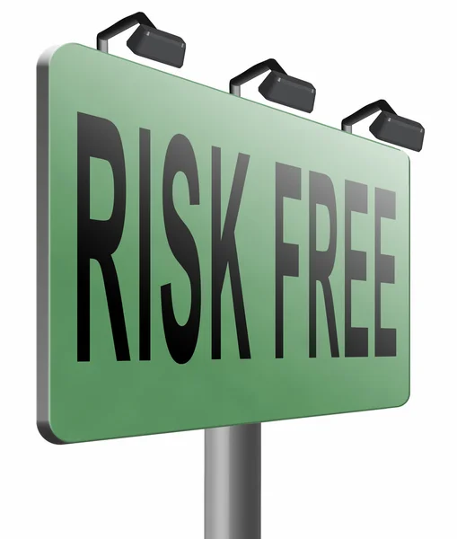 Risk free 100% satisfaction — Stock Photo, Image