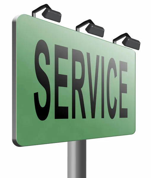 Service tecken online — Stockfoto