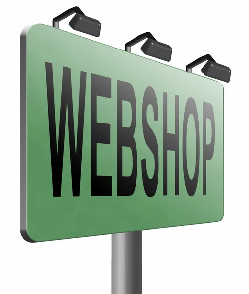 Web dükkan veya online alışveriş — Stok fotoğraf