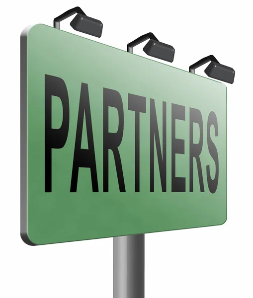 Partner la nostra partnership commerciale — Foto Stock