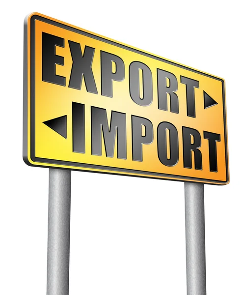 Import export transport de marchandises — Photo