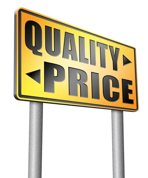 製品の価格と品質 — ストック写真