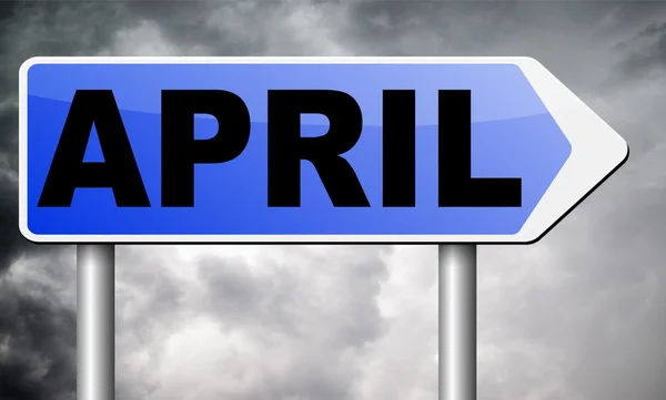Aprile mese di primavera — Foto Stock