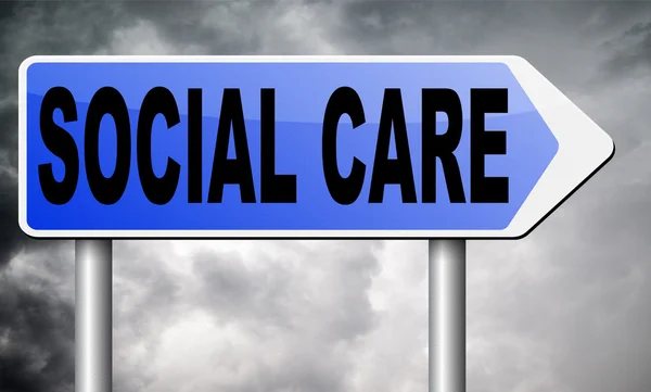 Sociale zorg of gezondheid veiligheid — Stockfoto