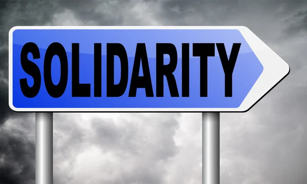 Zabezpieczenia społecznego solidarności — Zdjęcie stockowe