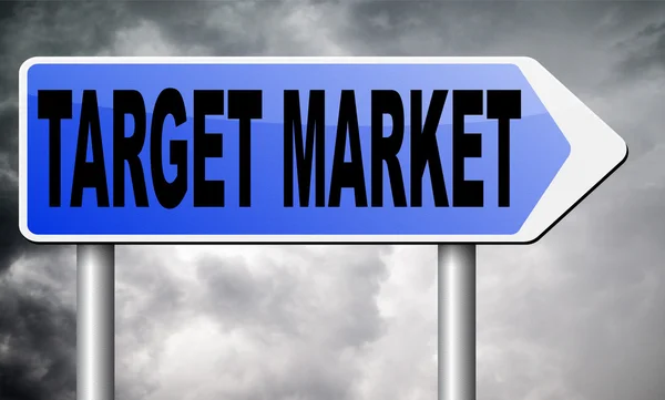 Target business di mercato targeting — Foto Stock