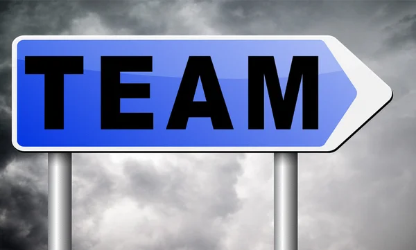 Team or work or business our team banner — Stock Photo, Image