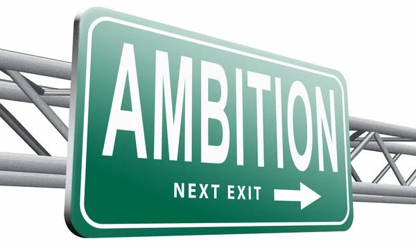 Ambition set and achieve goals — Stock Photo, Image