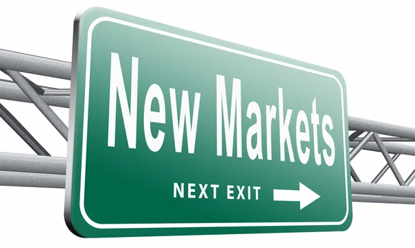 Emerging new markets — Stock Photo, Image