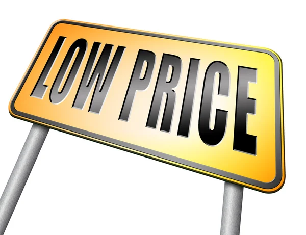 Low price best bargain — Stock Photo, Image