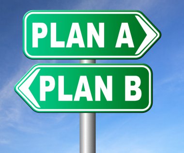 planı bir veya b alternatif seçenekler