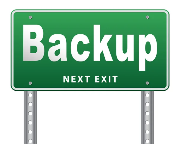 Dati e software di backup — Foto Stock