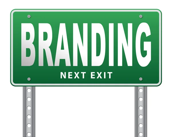 Branding your name or brand product — Stock Photo, Image