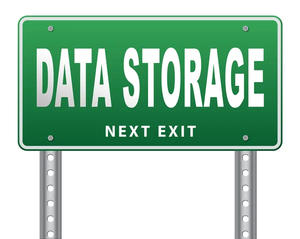 Gestión del almacenamiento de datos — Foto de Stock