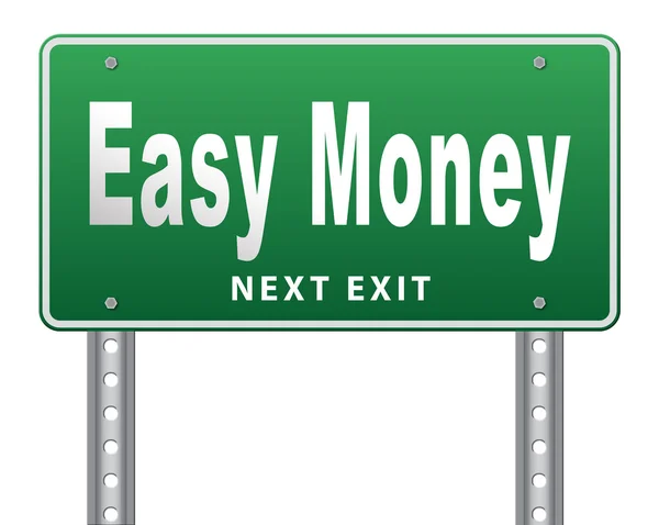 Szybkie łatwe pieniądze — Zdjęcie stockowe