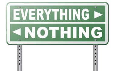 Her şey ya da hiçbir şey hepsini 