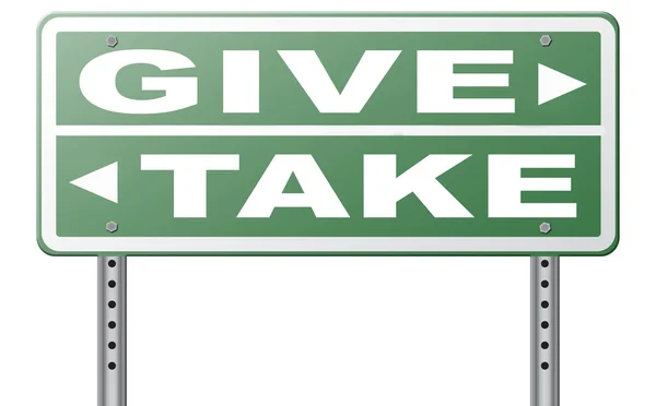 Give take to charity and make a contribution — Stock Photo, Image