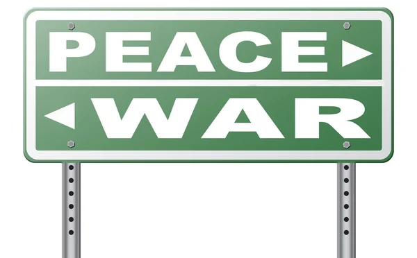 Make love not war fight for peace — Stock Photo, Image