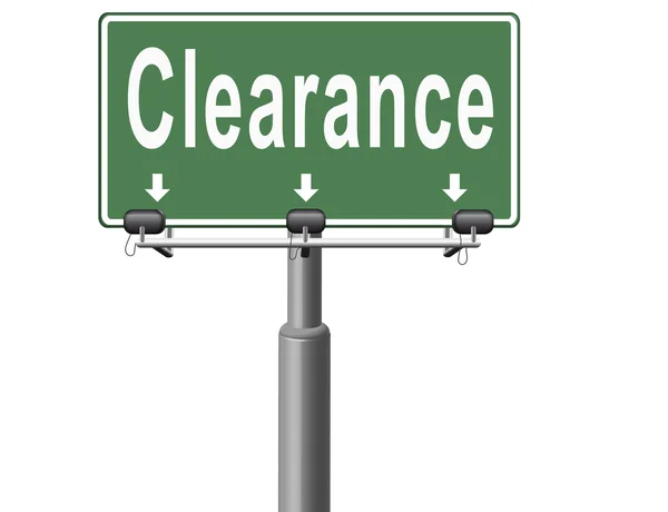 Clearance grand sale — Stock Photo, Image