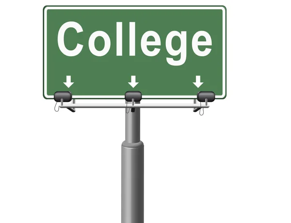College-Ausbildung und Wissen lernen — Stockfoto