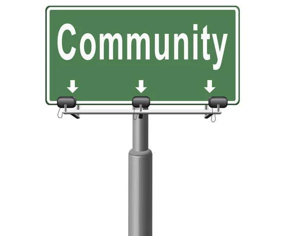 Gemeenschap een lokale menselijke groep — Stockfoto