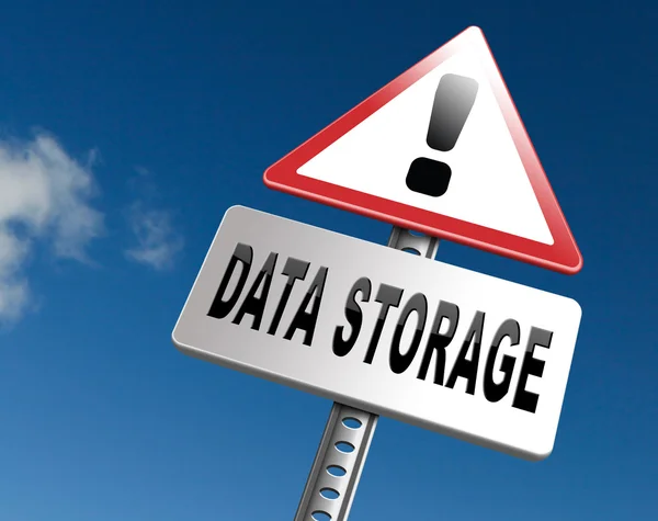 Data storage management — Stock Photo, Image