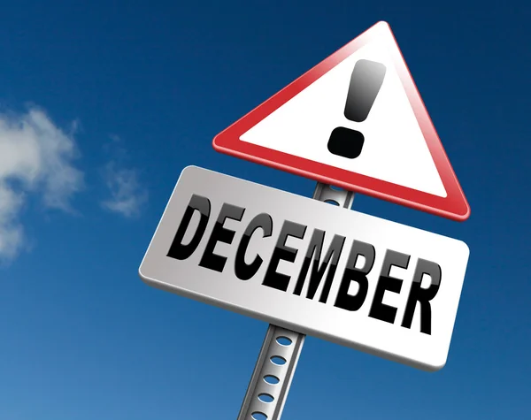 December last month of the year — Stock Photo, Image