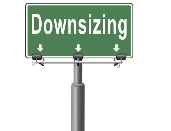 Downsizing bränning arbetstagare — Stockfoto