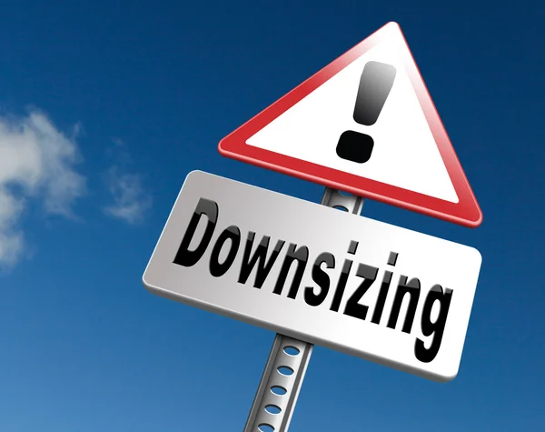 Downsizing bränning arbetstagare — Stockfoto