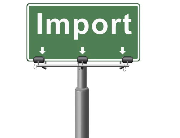 Import, international and worldwide — Stock Photo, Image