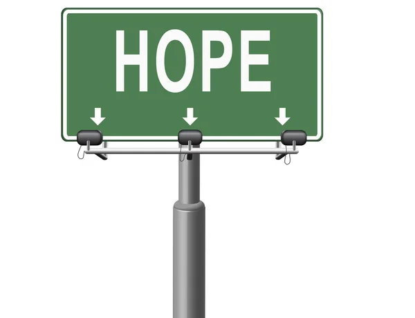 Nadzieję, jasnej przyszłości nadziei i wiary — Zdjęcie stockowe