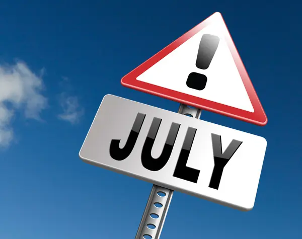 July summer month — Stock Photo, Image