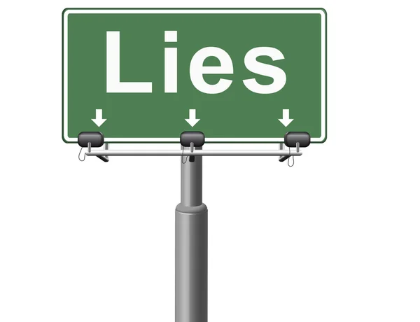 Kłamstwa, złamanie obietnicy przerwy obietnice — Zdjęcie stockowe