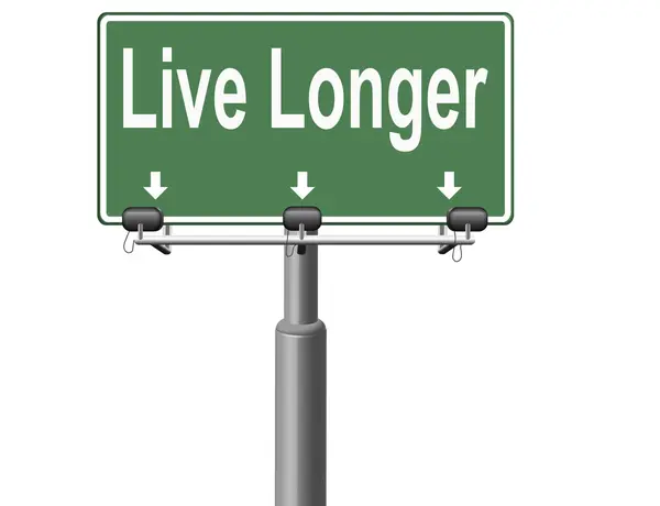 Live langer teken — Stockfoto