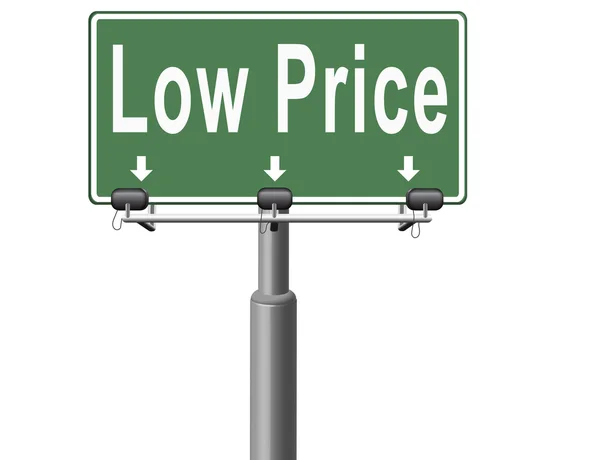 Low price best bargain — Stock Photo, Image