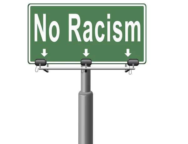 Stop racism and say no to discrimination — Stock Photo, Image