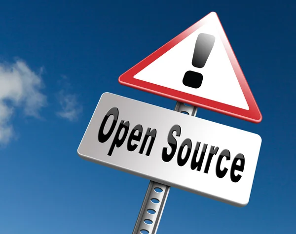 Open source program — Stock Photo, Image