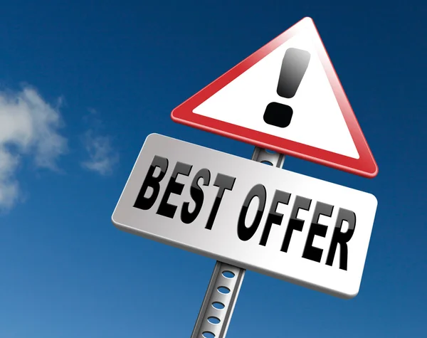 Best offer, lowest price — Stock Photo, Image