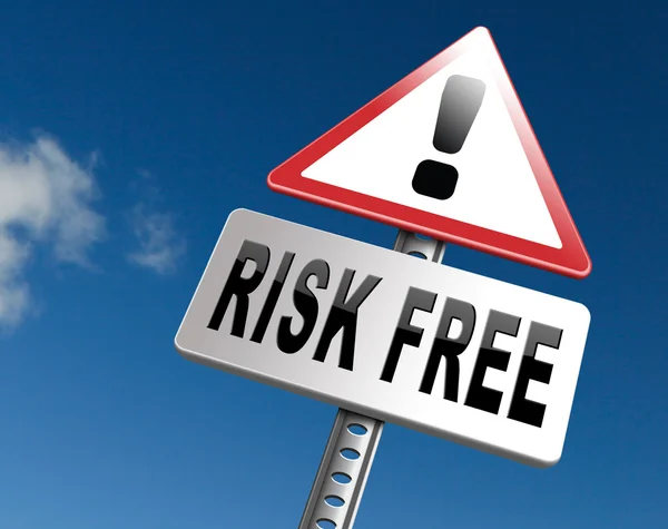 Risk free and safe — Stock Photo, Image