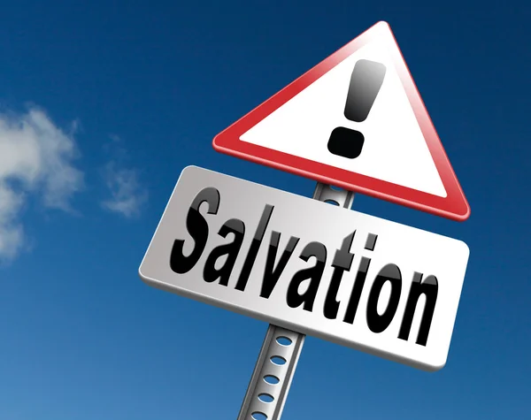 Salvation follow jesus and god — Stock Photo, Image