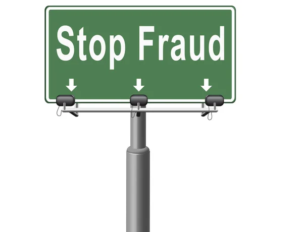 Stop fraud bribe and political — Stock Photo, Image