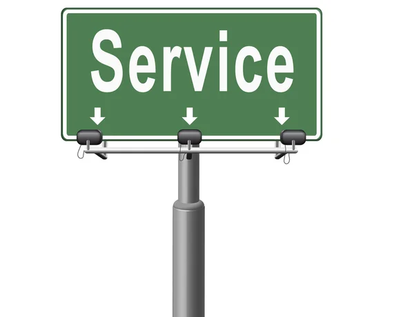 Service sign online help — Stock Photo, Image